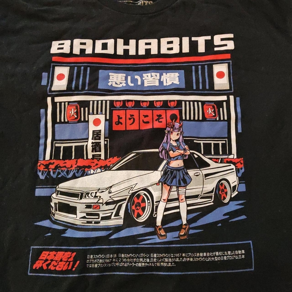 Bad Habits Youkoso Graphic T-shirt